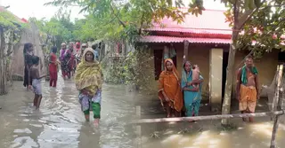 ফরিদপুরের আশ্রয়ণ প্রকল্পে পানিবন্দি ২৫০ পরিবার